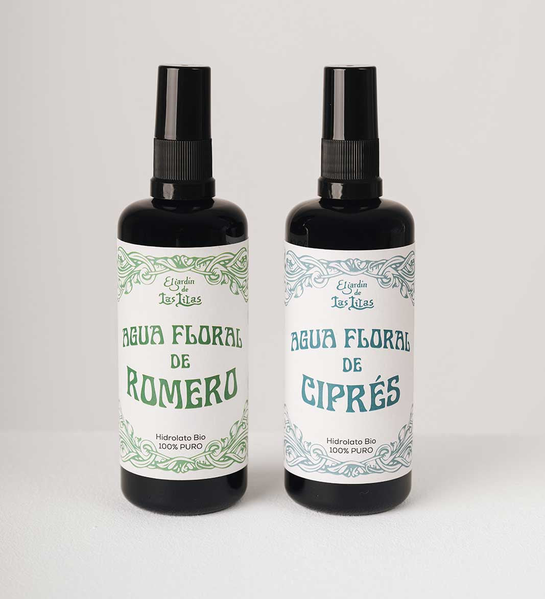 Pack melenas fuertes ·Hidrolato de Romero ·Hidrolato de Ciprés Bio